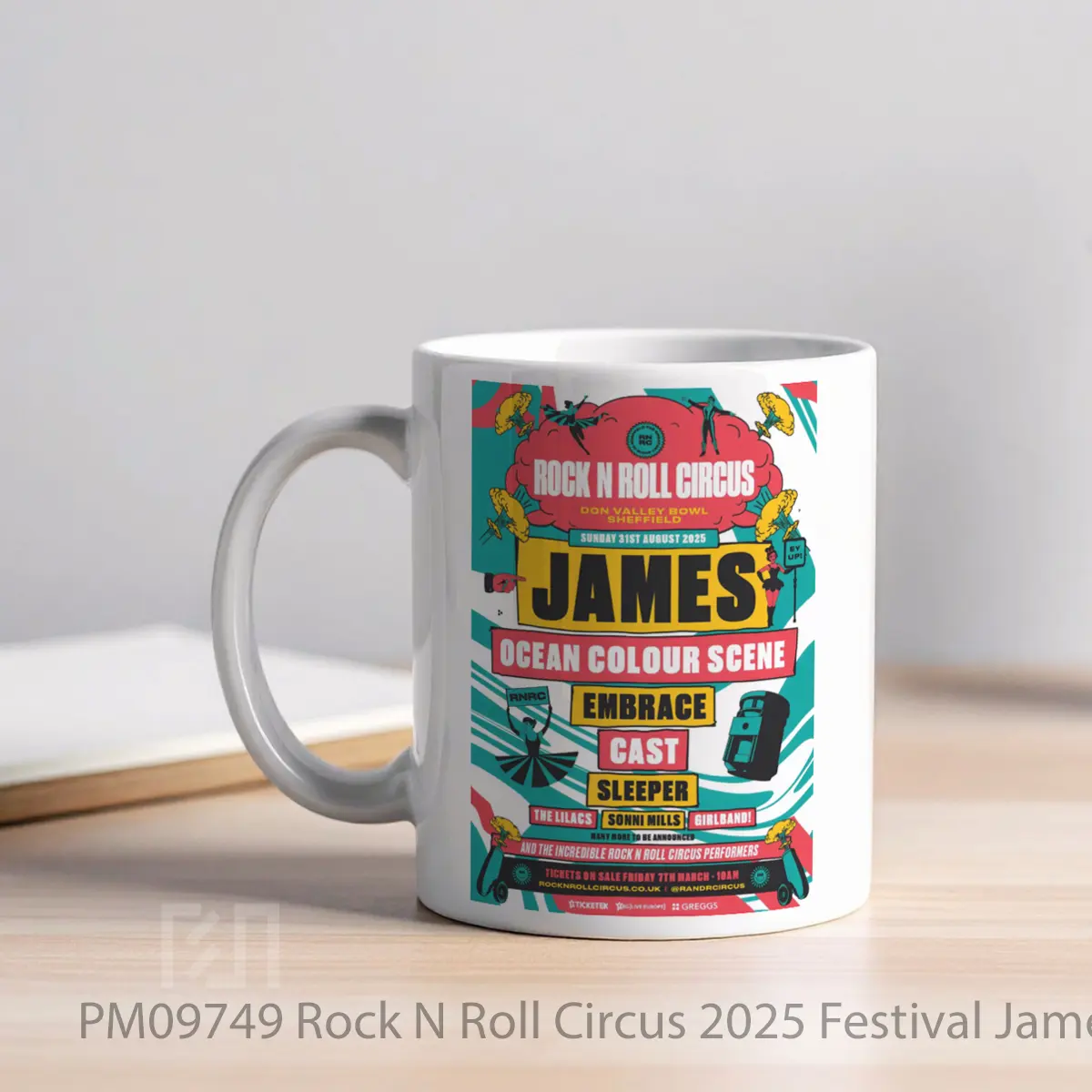 Mug Rock N Roll Circus 2025 Festival James MPM09749 - All-side / Desain