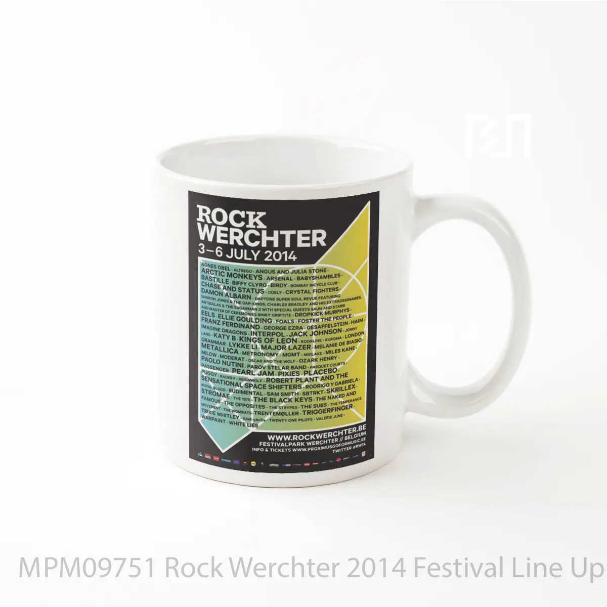 Mug Rock Werchter 2014 Festival Line Up MPM09751