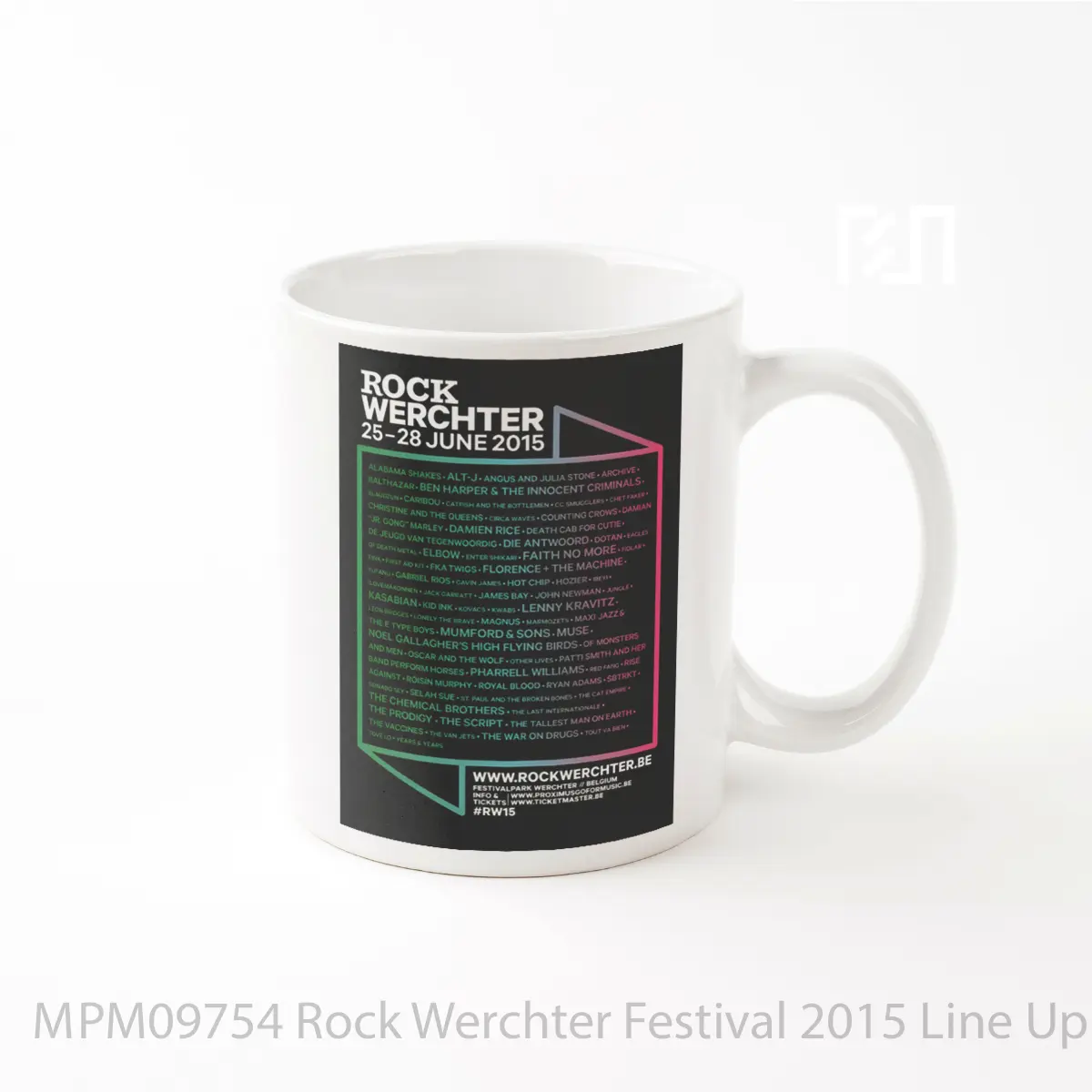 Mug Rock Werchter Festival 2015 Line Up MPM09754