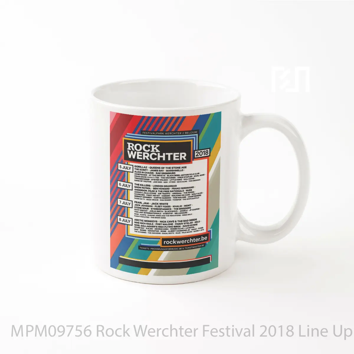Mug Rock Werchter Festival 2018 Line Up MPM09756