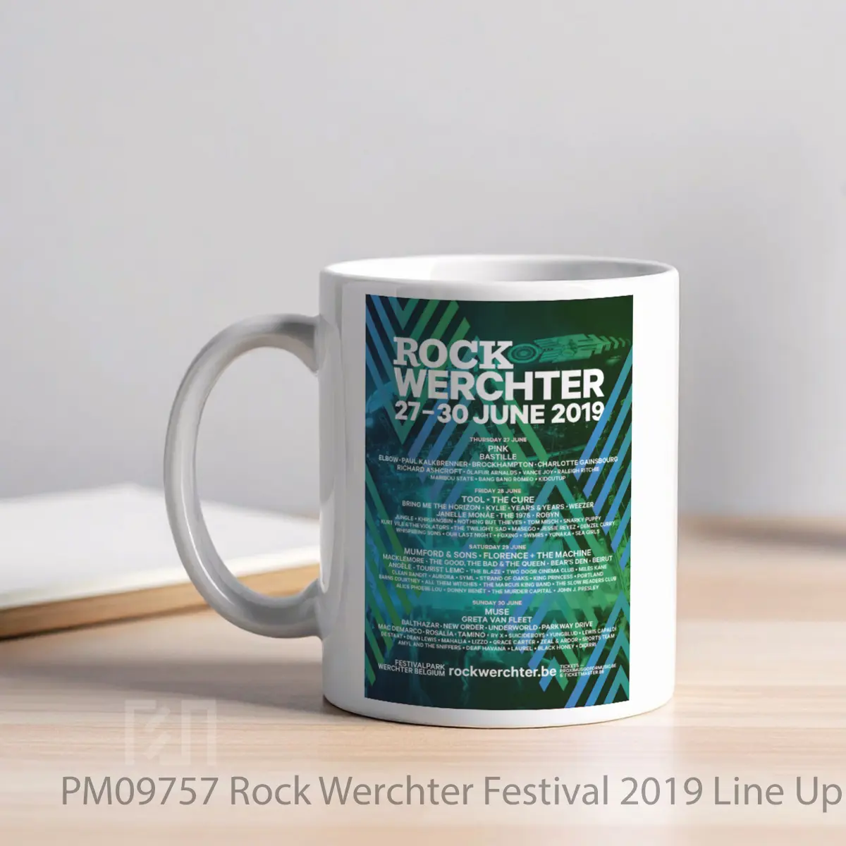 Mug Rock Werchter Festival 2019 Line Up MPM09757 - All-side / Desain