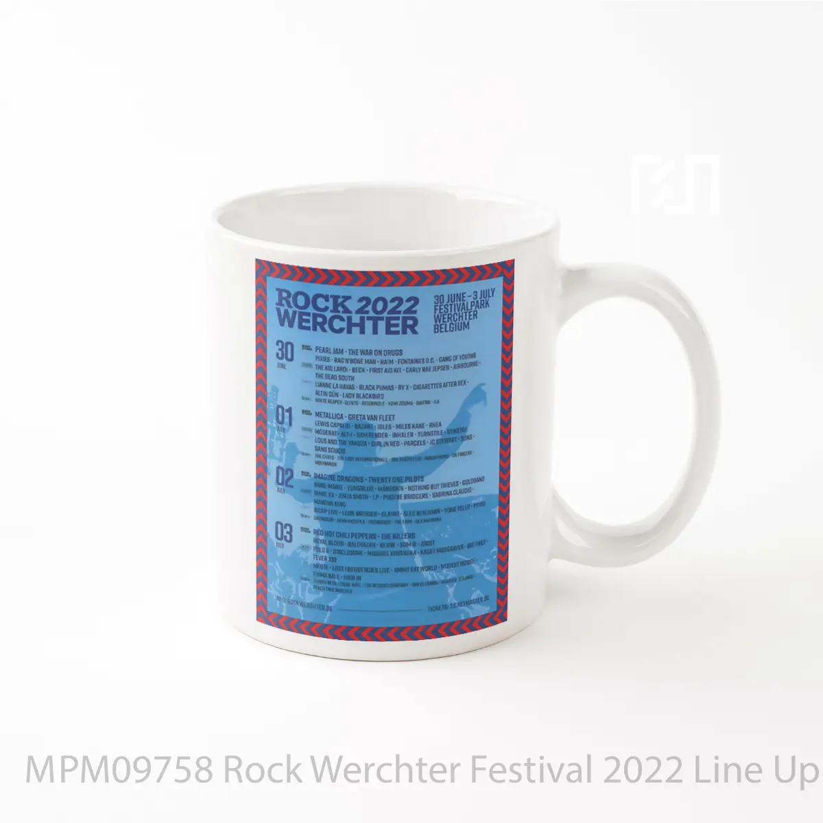 Mug Rock Werchter Festival 2022 Line Up MPM09758