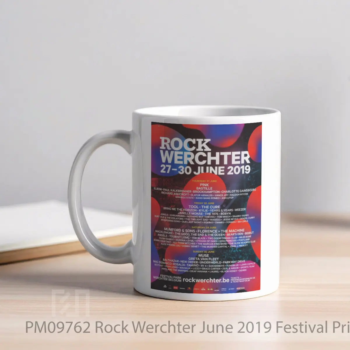 Mug Rock Werchter June 2019 Festival Print MPM09762 - All-side / Desain