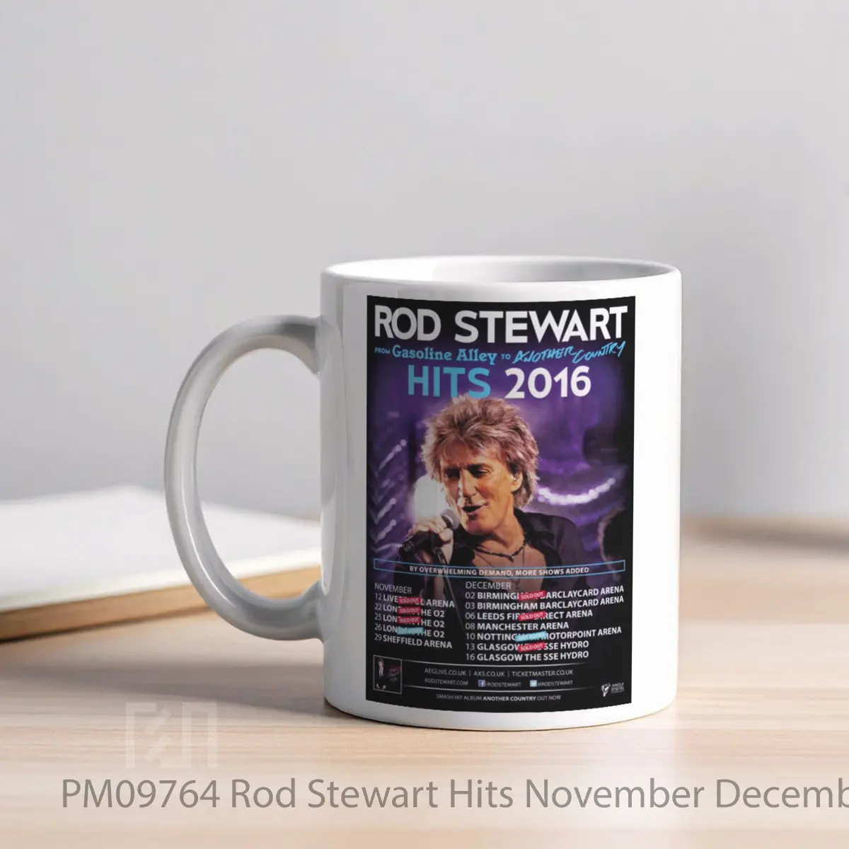 Mug Rod Stewart Hits November December 2016 Uk Tour MPM09764 - All-side / Desain