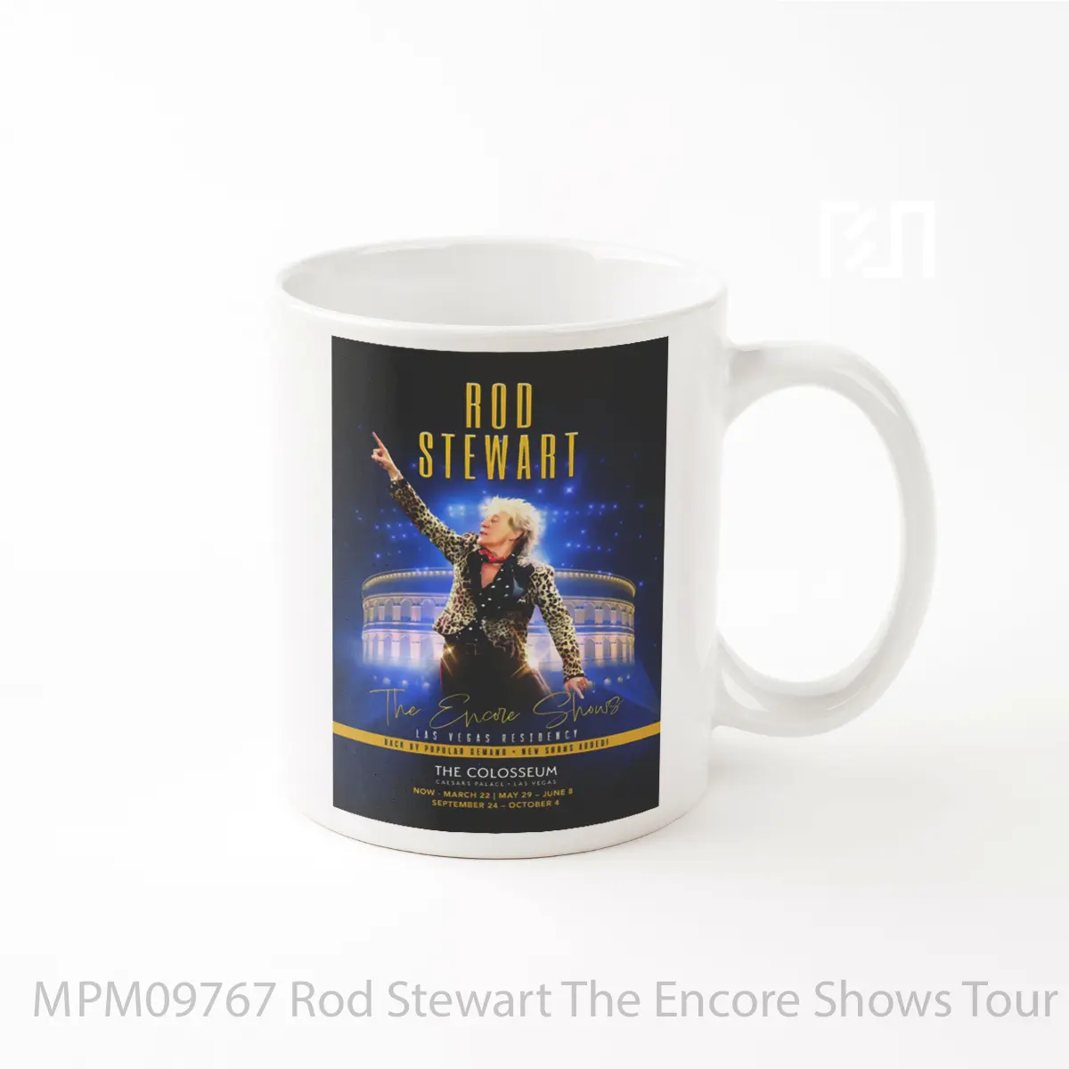 Mug Rod Stewart The Encore Shows Tour 2025 Las Vegas MPM09767