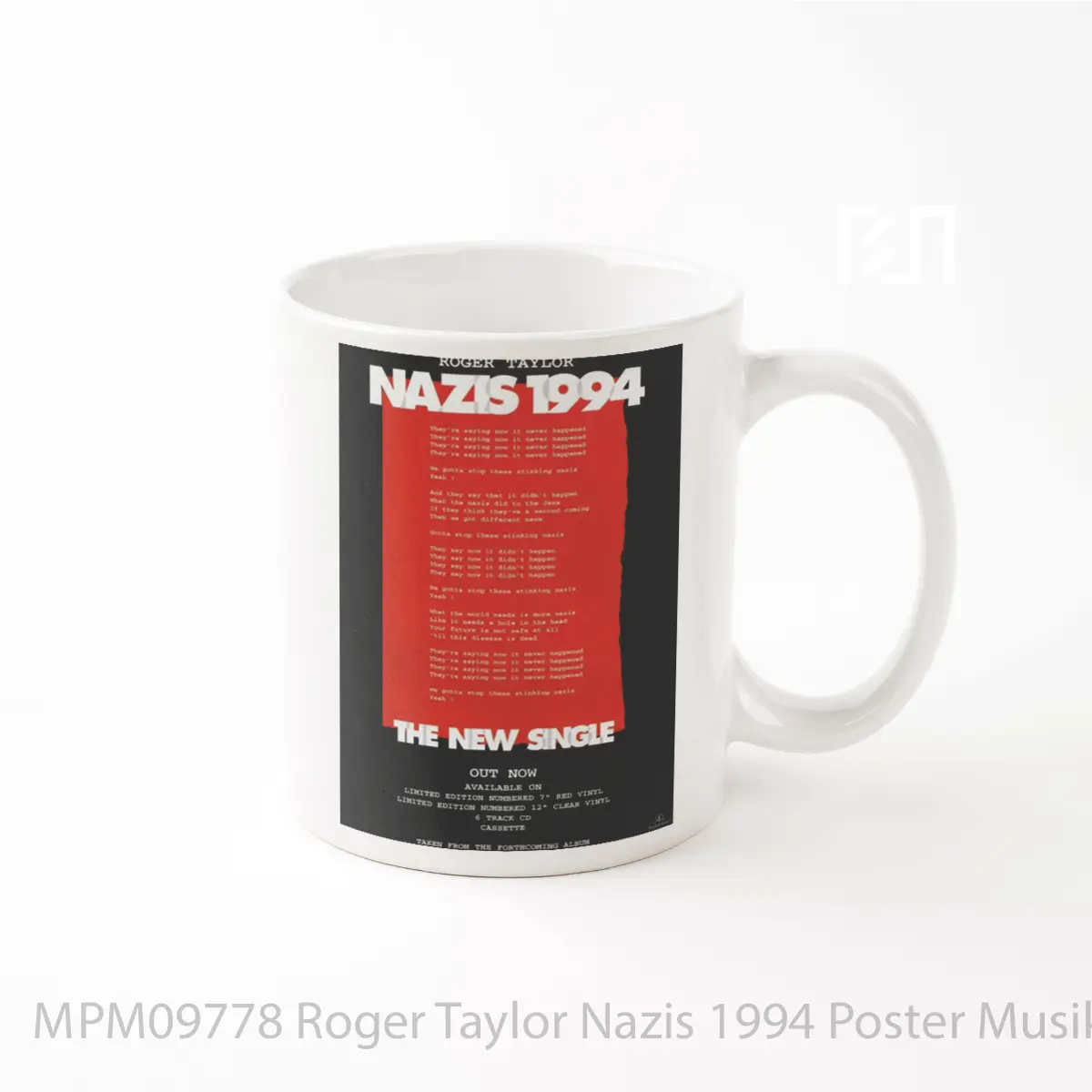 Mug Roger Taylor Nazis 1994 MPM09778