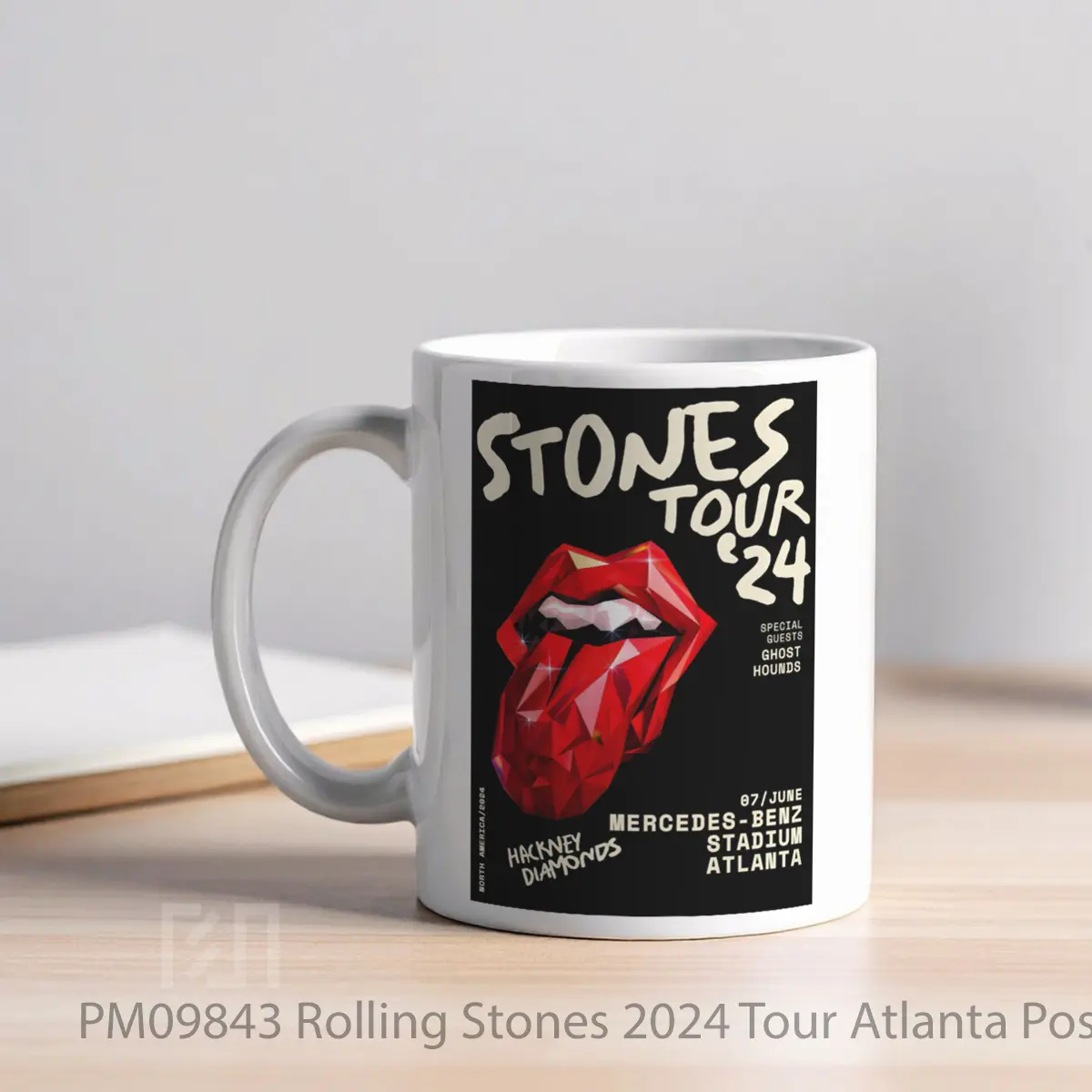 Mug Rolling Stones 2024 Tour Atlanta MPM09843 - All-side / Desain