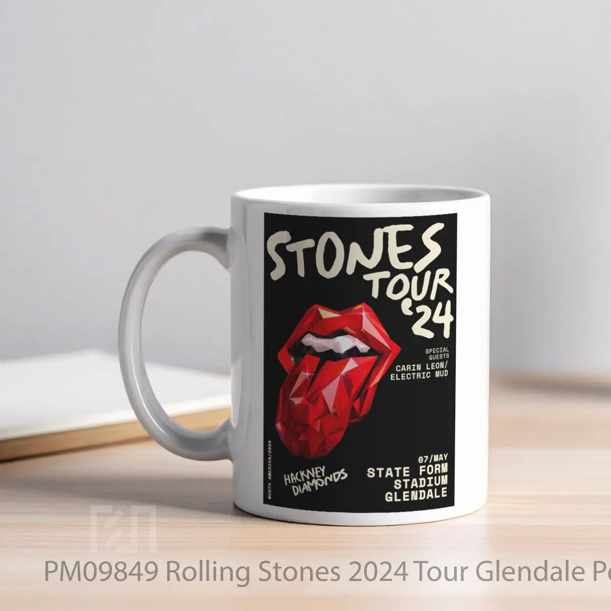 Mug Rolling Stones 2024 Tour Glendale MPM09849 - All-side / Desain