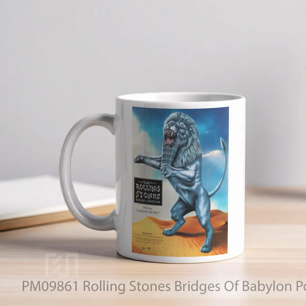 Mug Rolling Stones Bridges Of Babylon MPM09861 - All-side / Desain