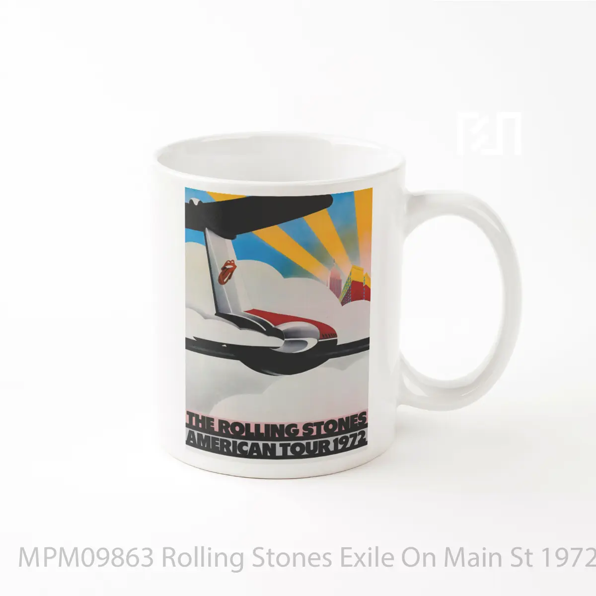 Mug Rolling Stones Exile On Main St 1972 American Tour MPM09863