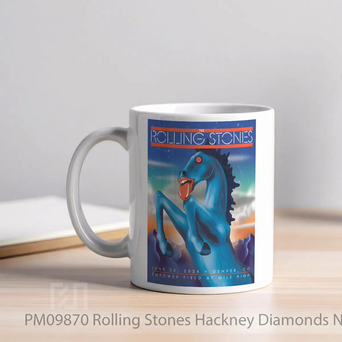 Mug Rolling Stones Hackney Diamonds North America Tour 2024 Denver Empower Field MPM09870 - All-side / Desain