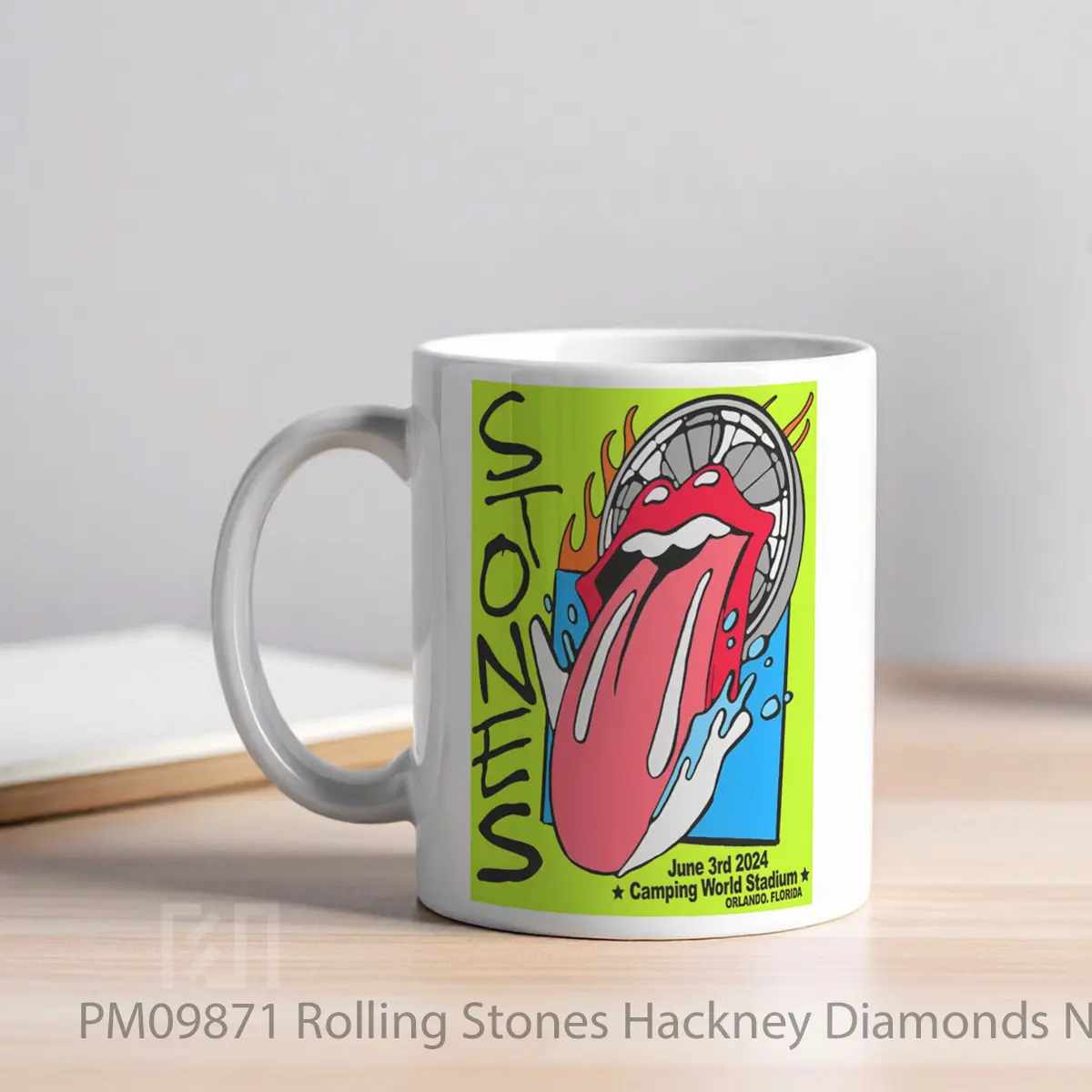 Mug Rolling Stones Hackney Diamonds North America Tour 2024 Orlando Camping World Stadium MPM09871 - All-side / Desain