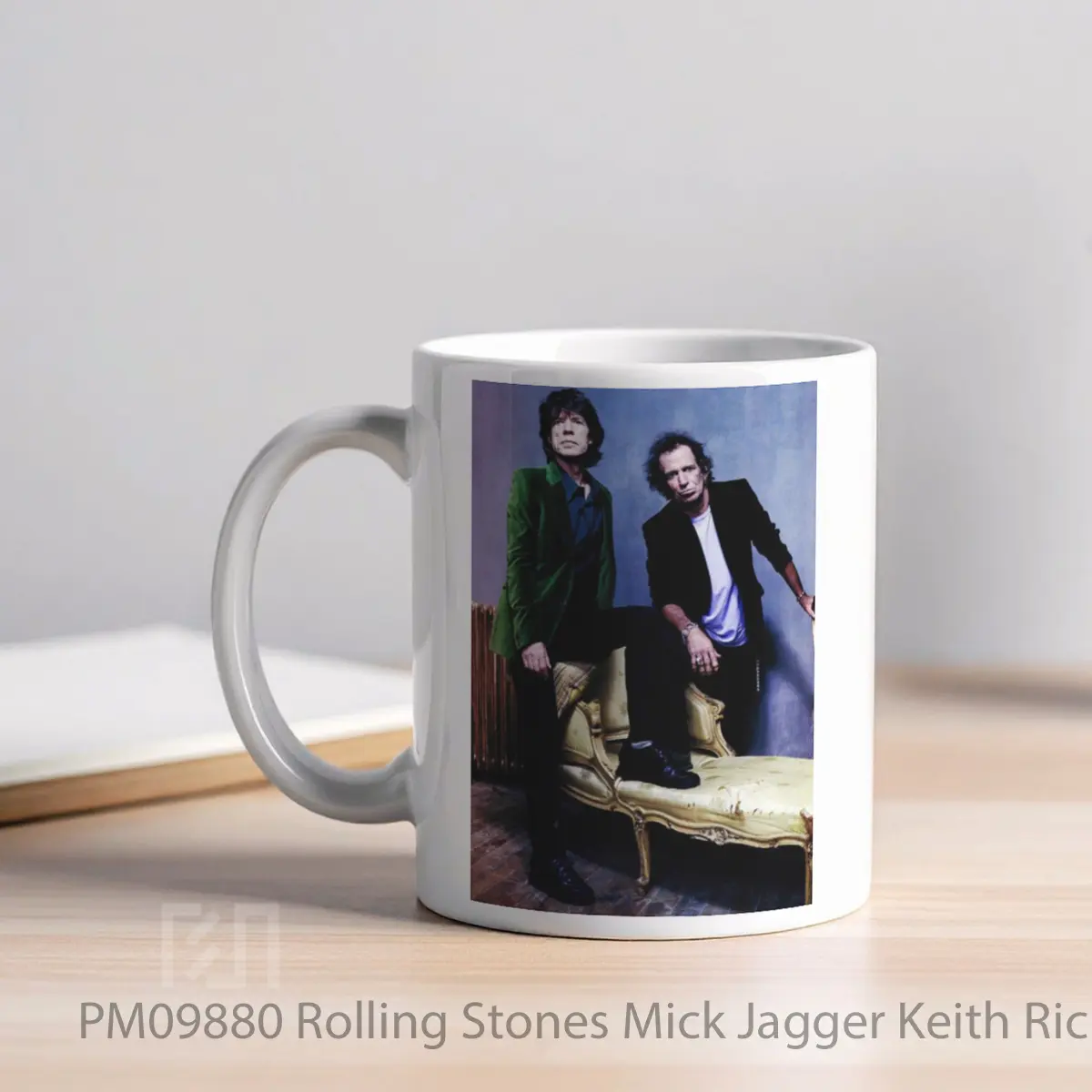 Mug Rolling Stones Mick Jagger Keith Richards MPM09880 - All-side / Desain