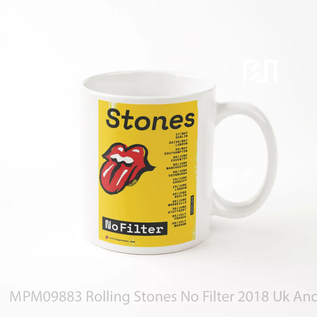 Mug Rolling Stones No Filter 2018 Uk And Eu Stadium To MPM09883