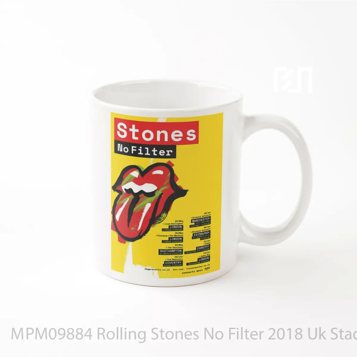 Mug Rolling Stones No Filter 2018 Uk Stadium Tour Post MPM09884