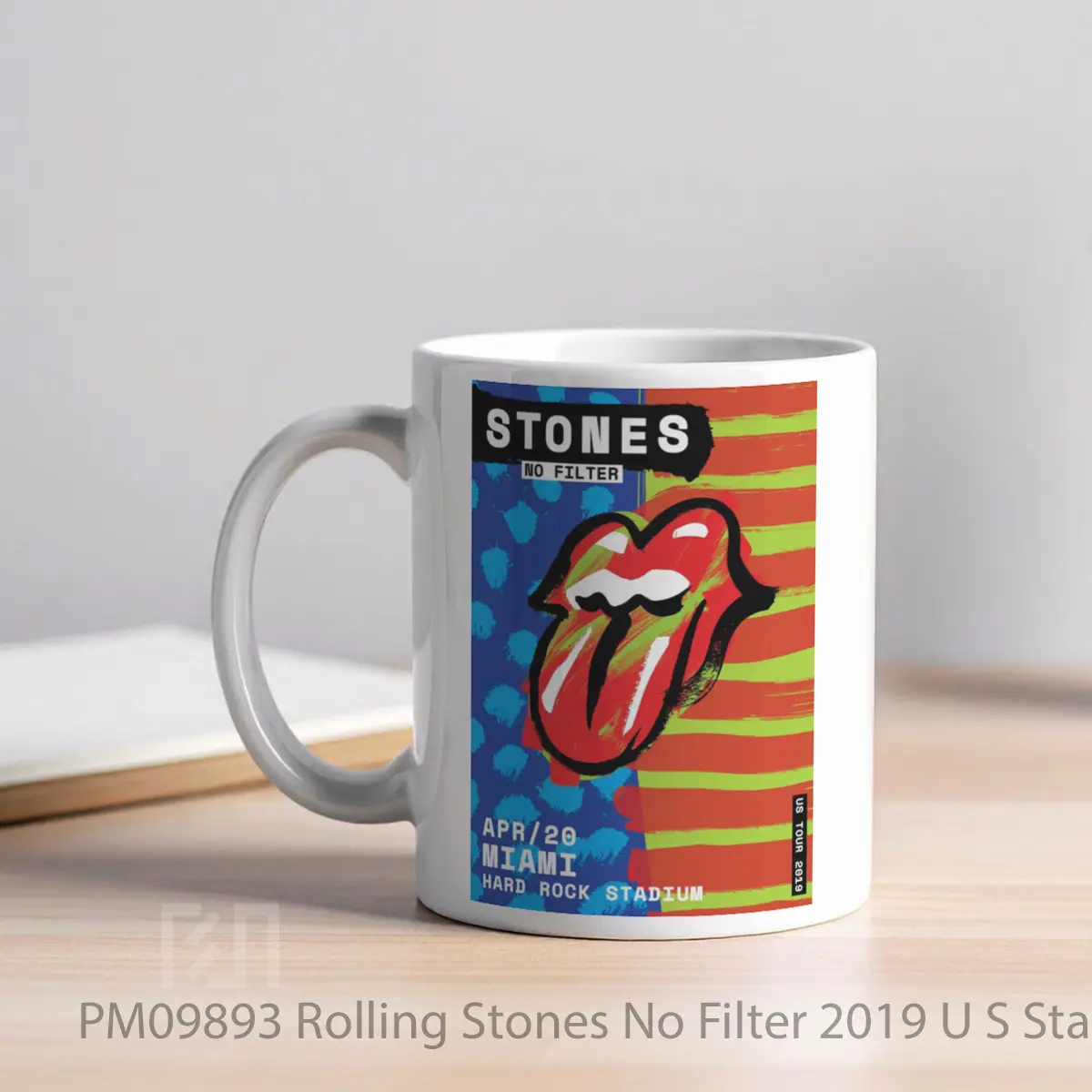 Mug Rolling Stones No Filter 2019 U S Stadium Tour 5 MPM09893 - All-side / Desain