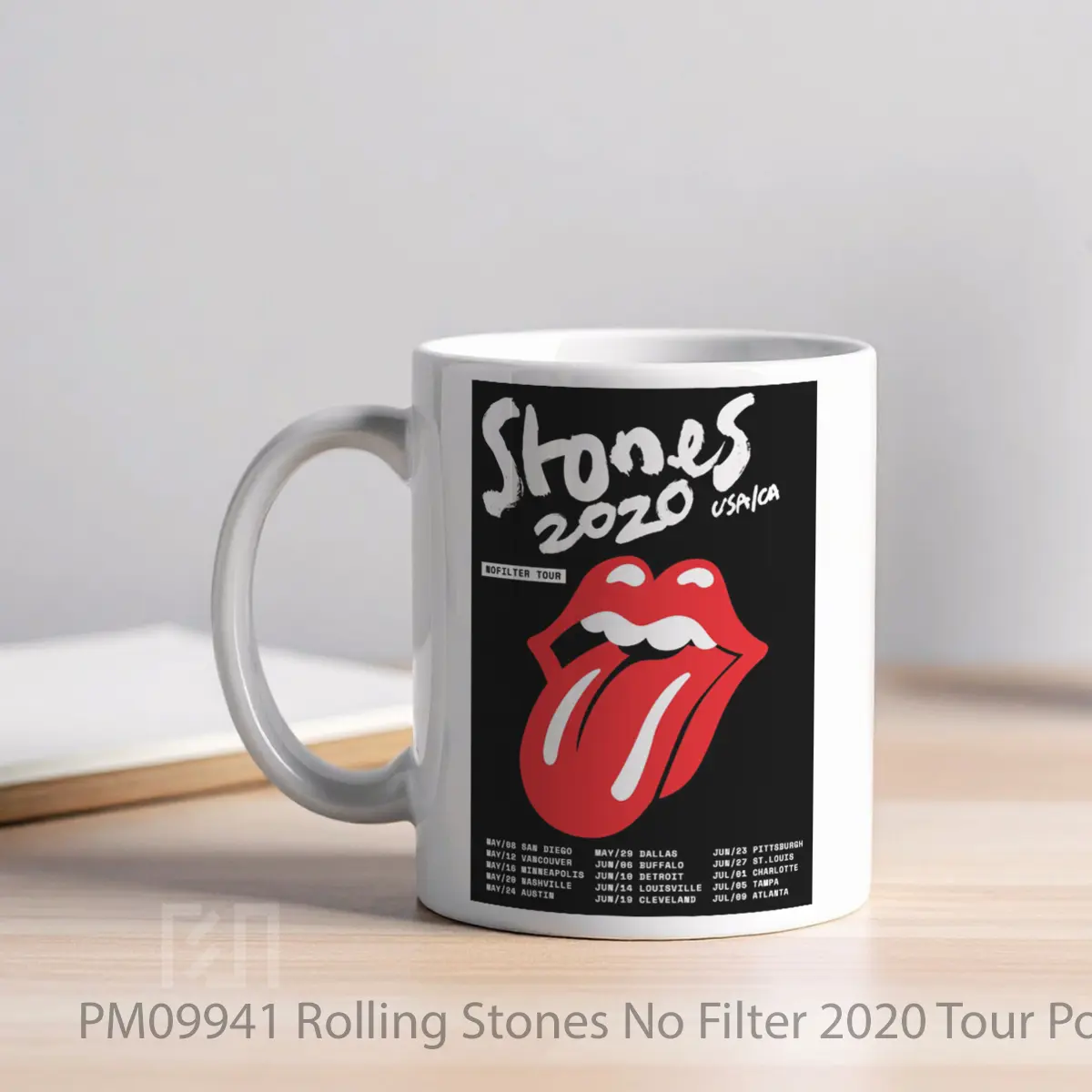 Mug Rolling Stones No Filter 2020 Tour MPM09941 - All-side / Desain