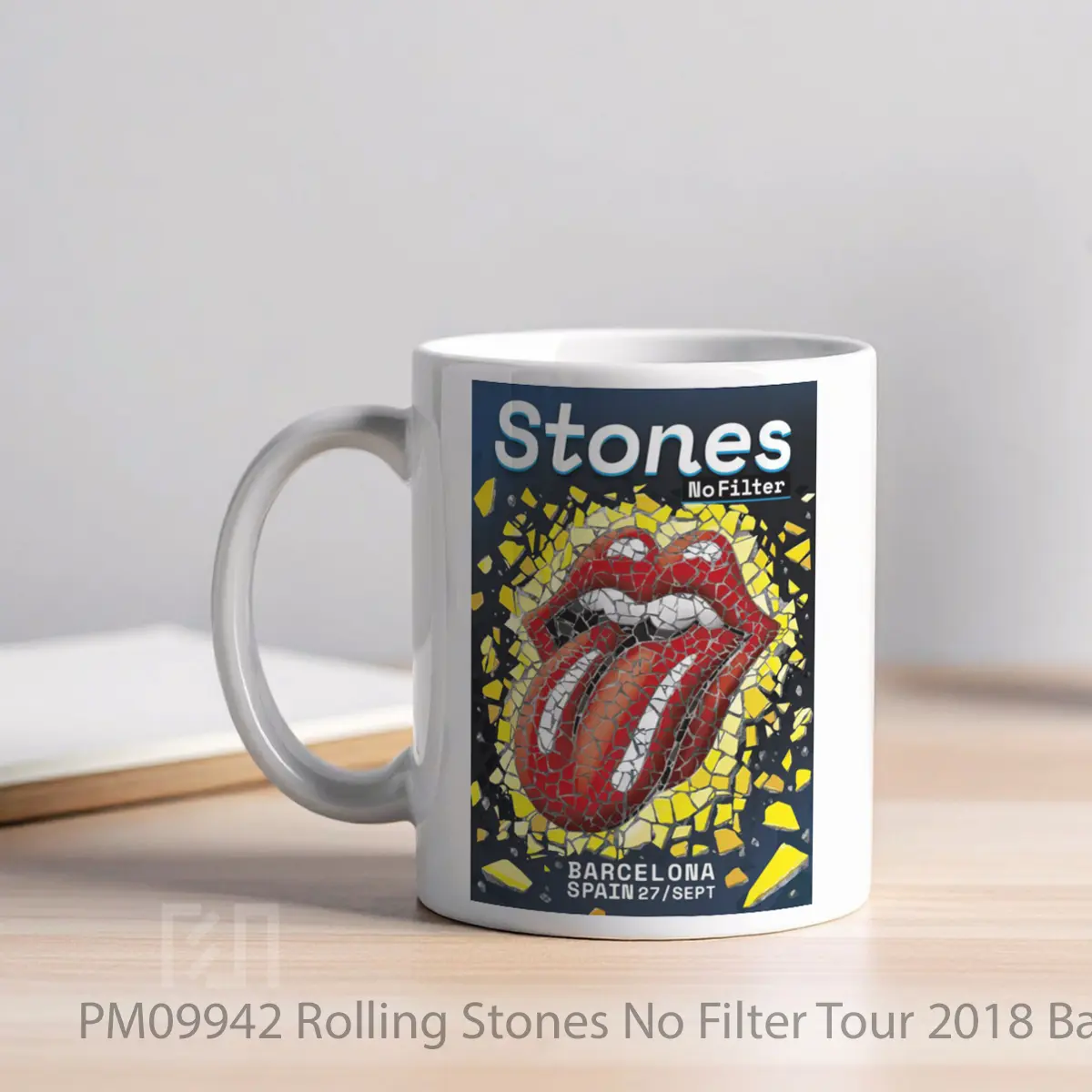 Mug Rolling Stones No Filter Tour 2018 Barcelona MPM09942 - All-side / Desain