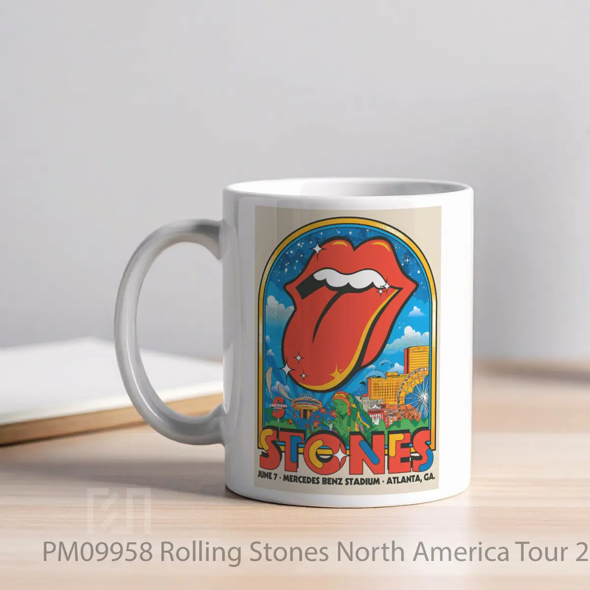 Mug Rolling Stones North America Tour 2024 Atlanta MPM09958 - All-side / Desain