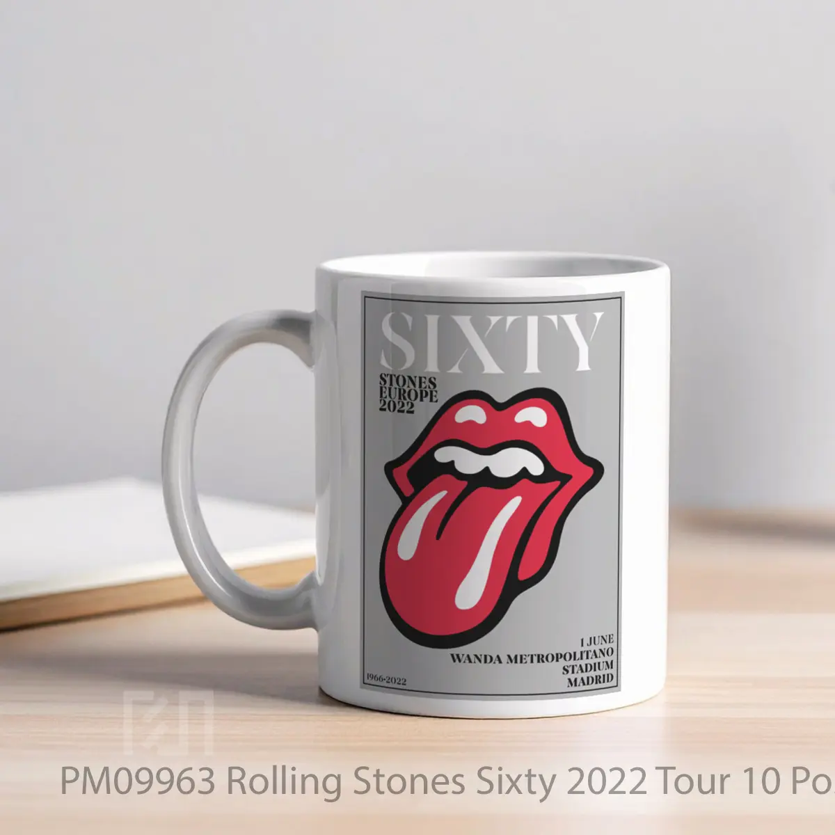 Mug Rolling Stones Sixty 2022 Tour 10 MPM09963 - All-side / Desain