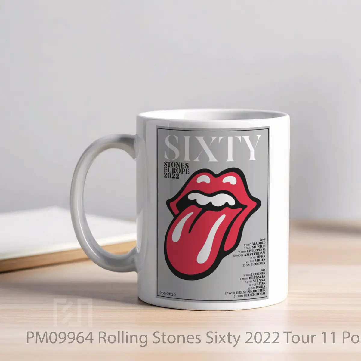 Mug Rolling Stones Sixty 2022 Tour 11 MPM09964 - All-side / Desain