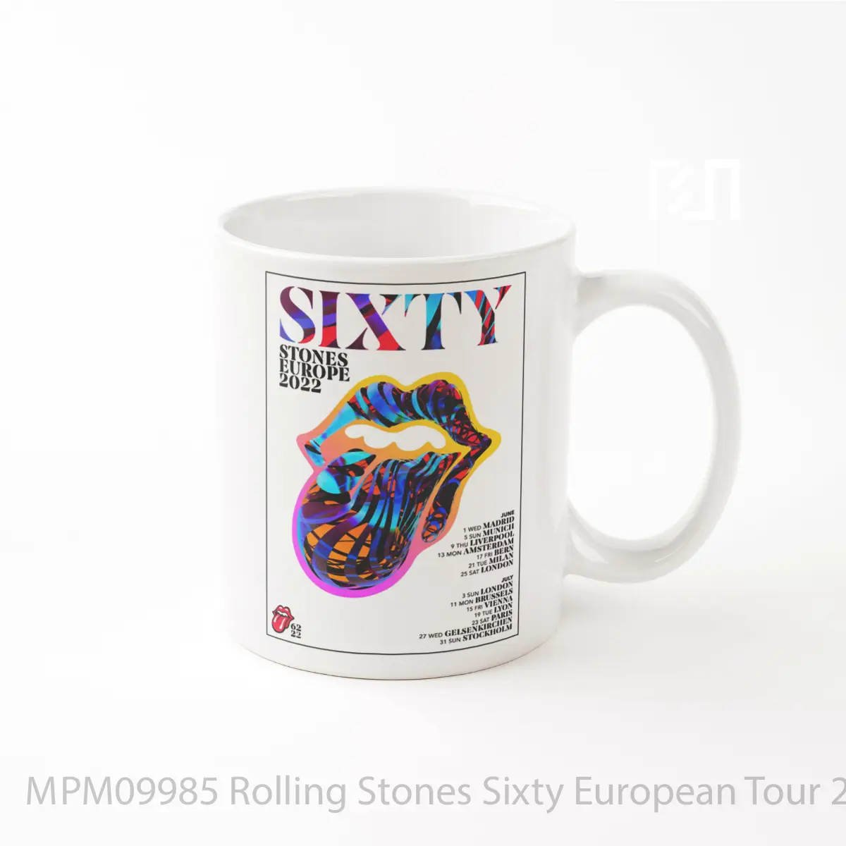 Mug Rolling Stones Sixty European Tour 2022 MPM09985