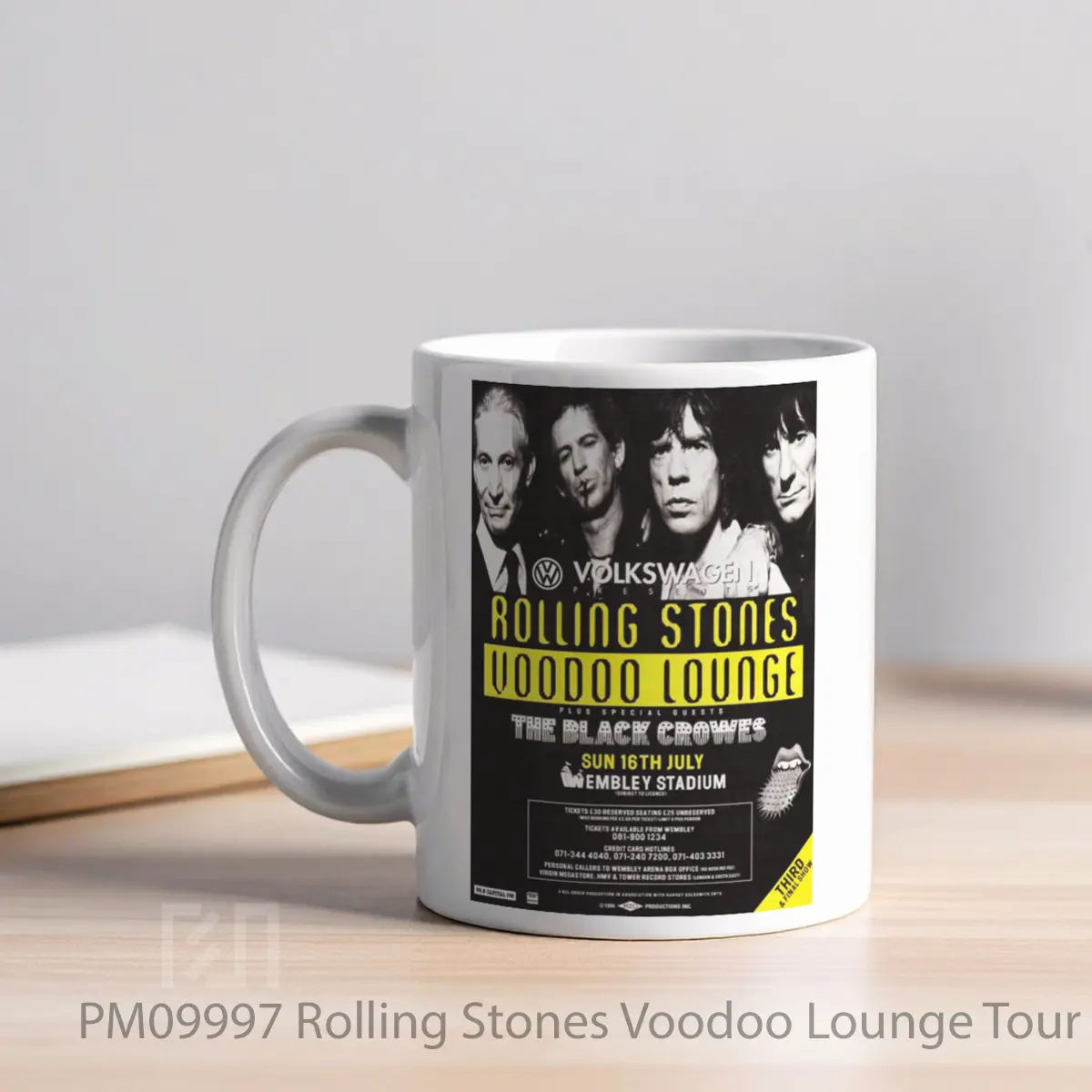 Mug Rolling Stones Voodoo Lounge Tour 1994 London Wembley Stadium MPM09997 - All-side / Desain
