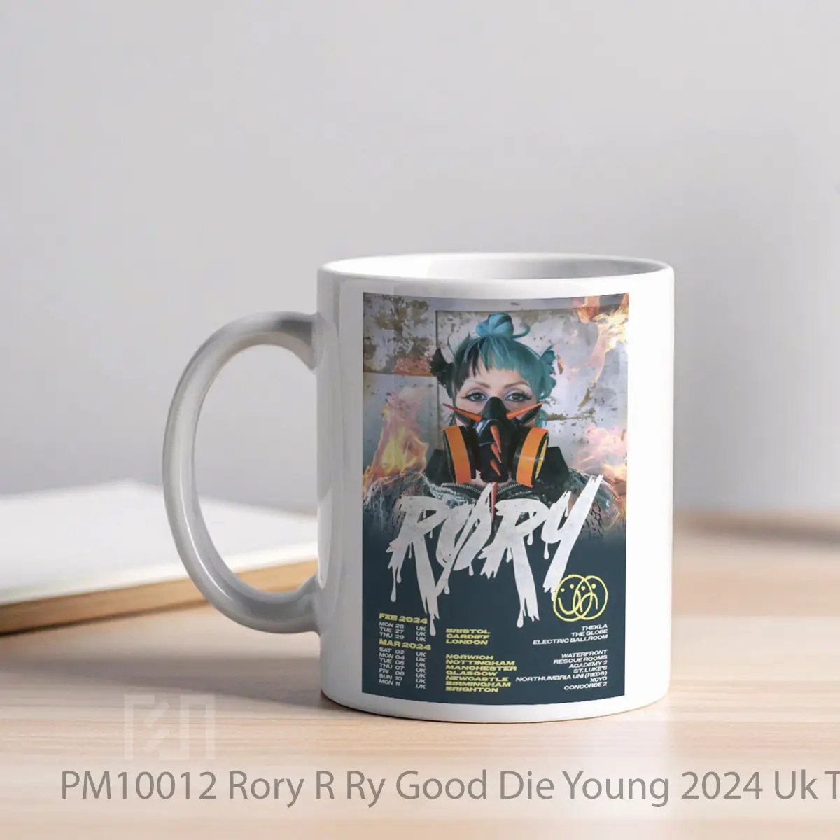 Mug Rory R Ry Good Die Young 2024 Uk Tour MPM10012 - All-side / Desain