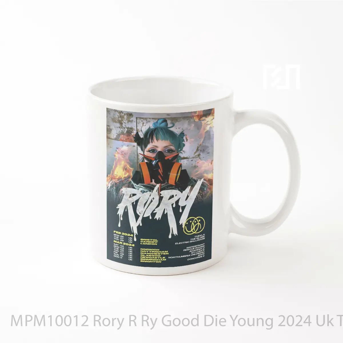 Mug Rory R Ry Good Die Young 2024 Uk Tour MPM10012