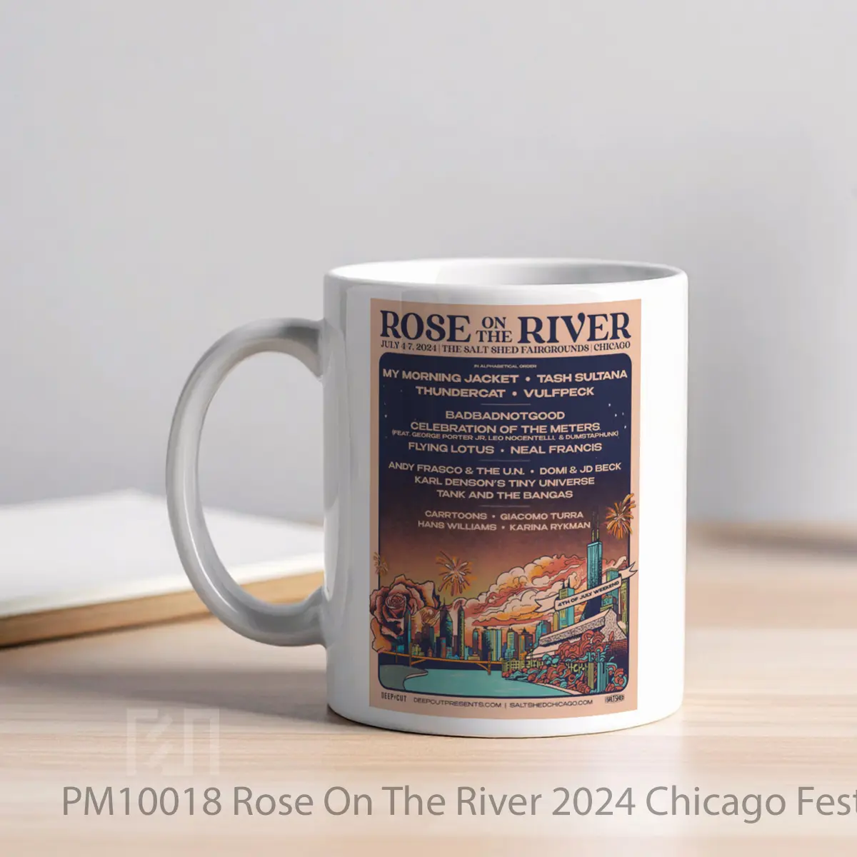 Mug Rose On The River 2024 Chicago Festival MPM10018 - All-side / Desain