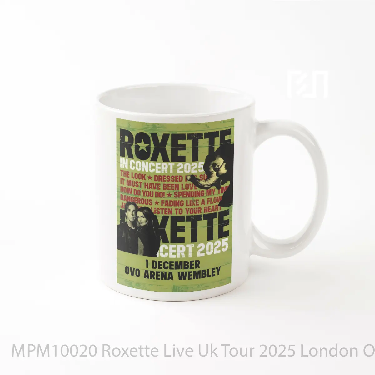 Mug Roxette Live Uk Tour 2025 London Ovo Arena Wembley MPM10020