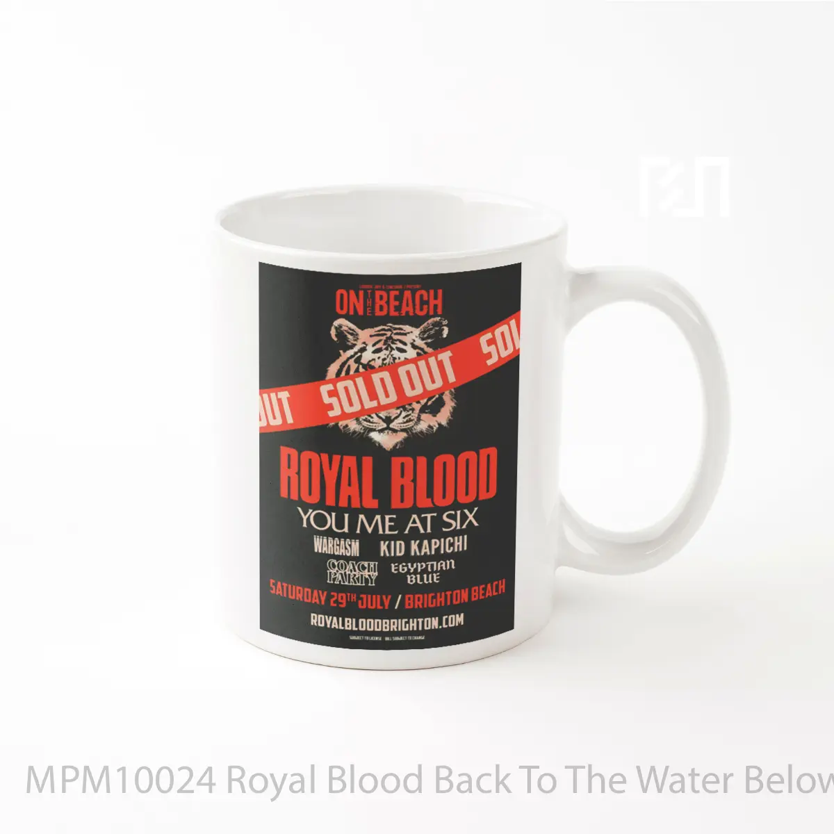 Mug Royal Blood Back To The Water Below Tour 2023 Brighton MPM10024