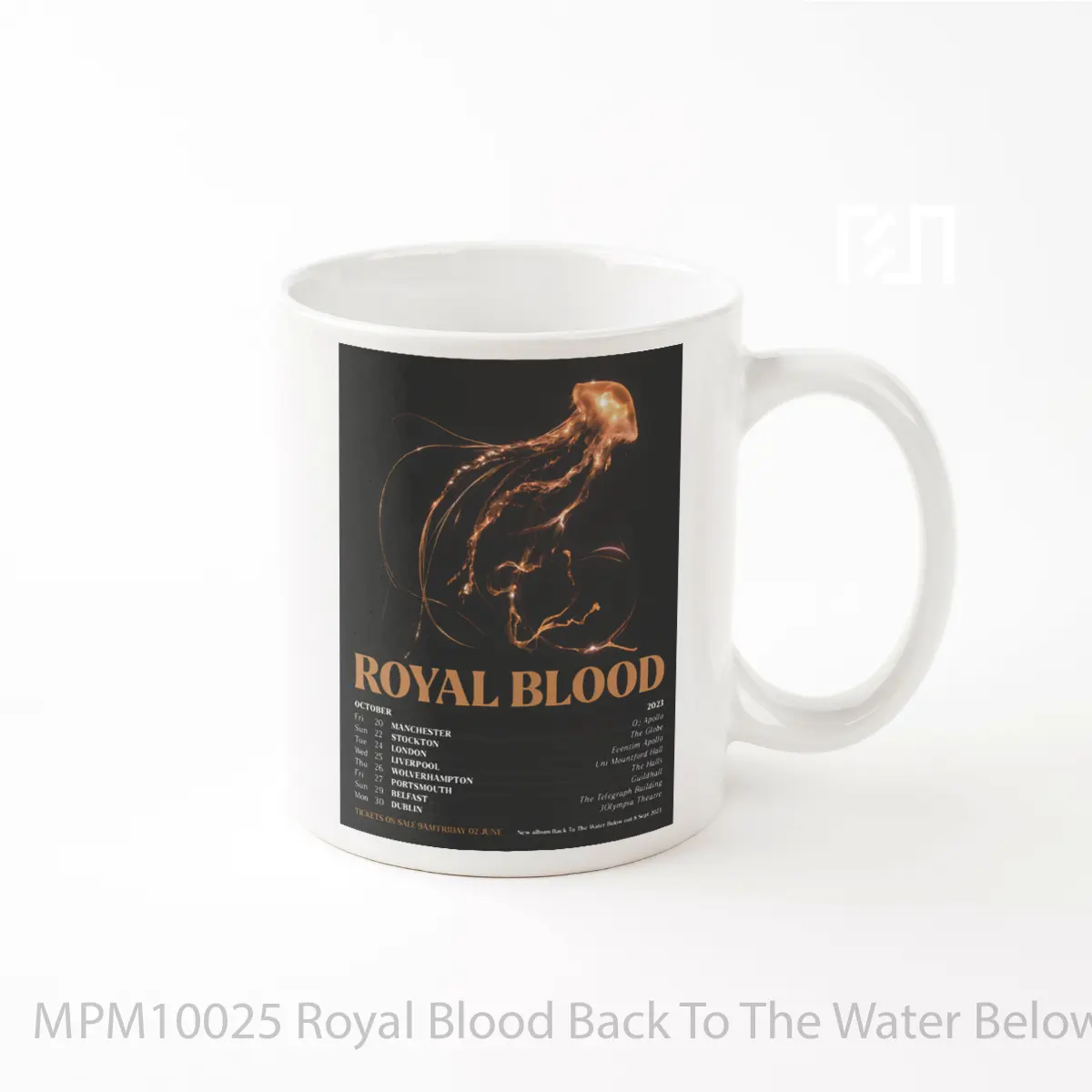 Mug Royal Blood Back To The Water Below Uk And Ireland Tour 2023 MPM10025