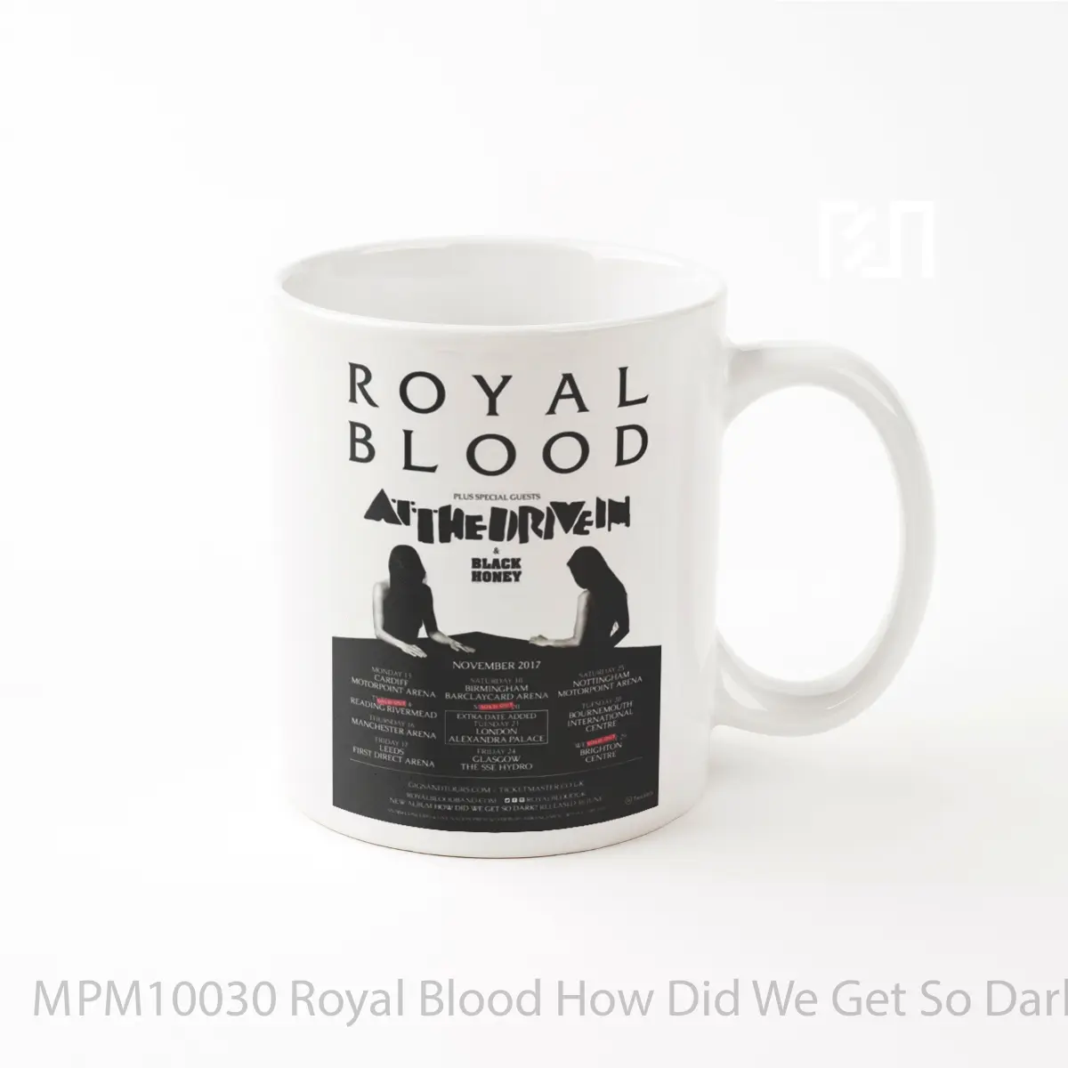 Mug Royal Blood How Did We Get So Dark Uk Tour 2017 MPM10030
