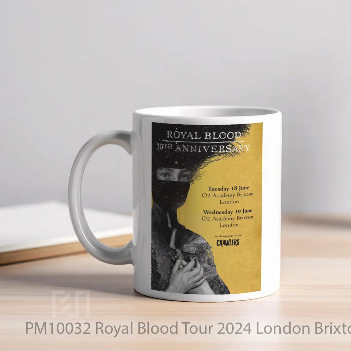 Mug Royal Blood Tour 2024 London Brixton Academy MPM10032 - All-side / Desain