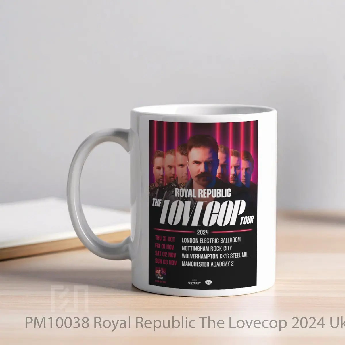 Mug Royal Republic The Lovecop 2024 Uk Tour MPM10038 - All-side / Desain
