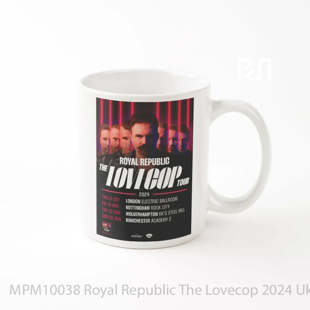 Mug Royal Republic The Lovecop 2024 Uk Tour MPM10038