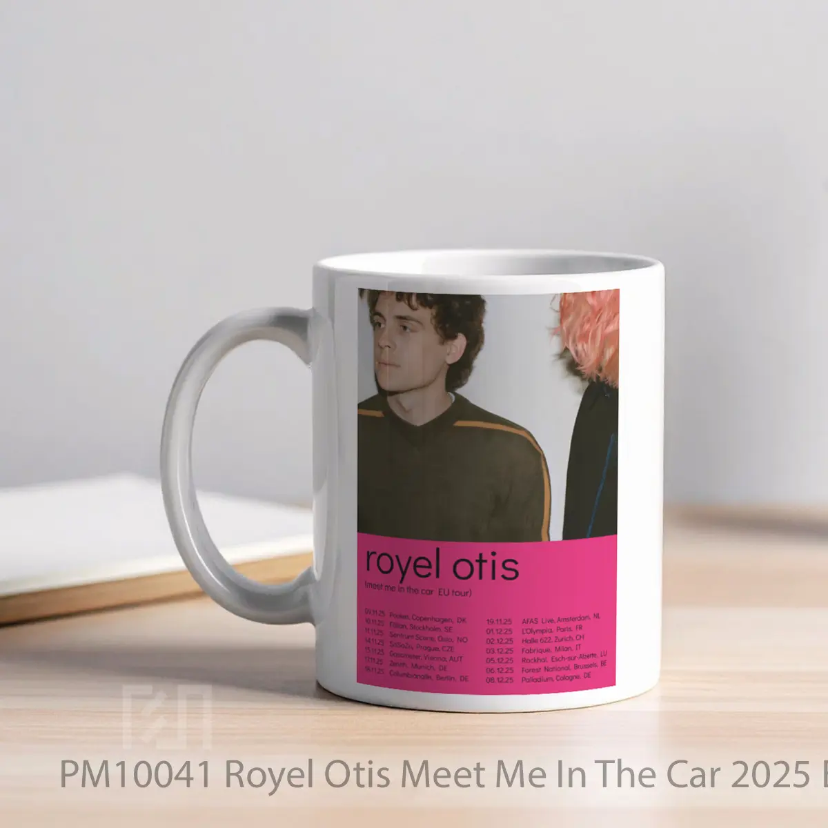 Mug Royel Otis Meet Me In The Car 2025 European Tour MPM10041 - All-side / Desain