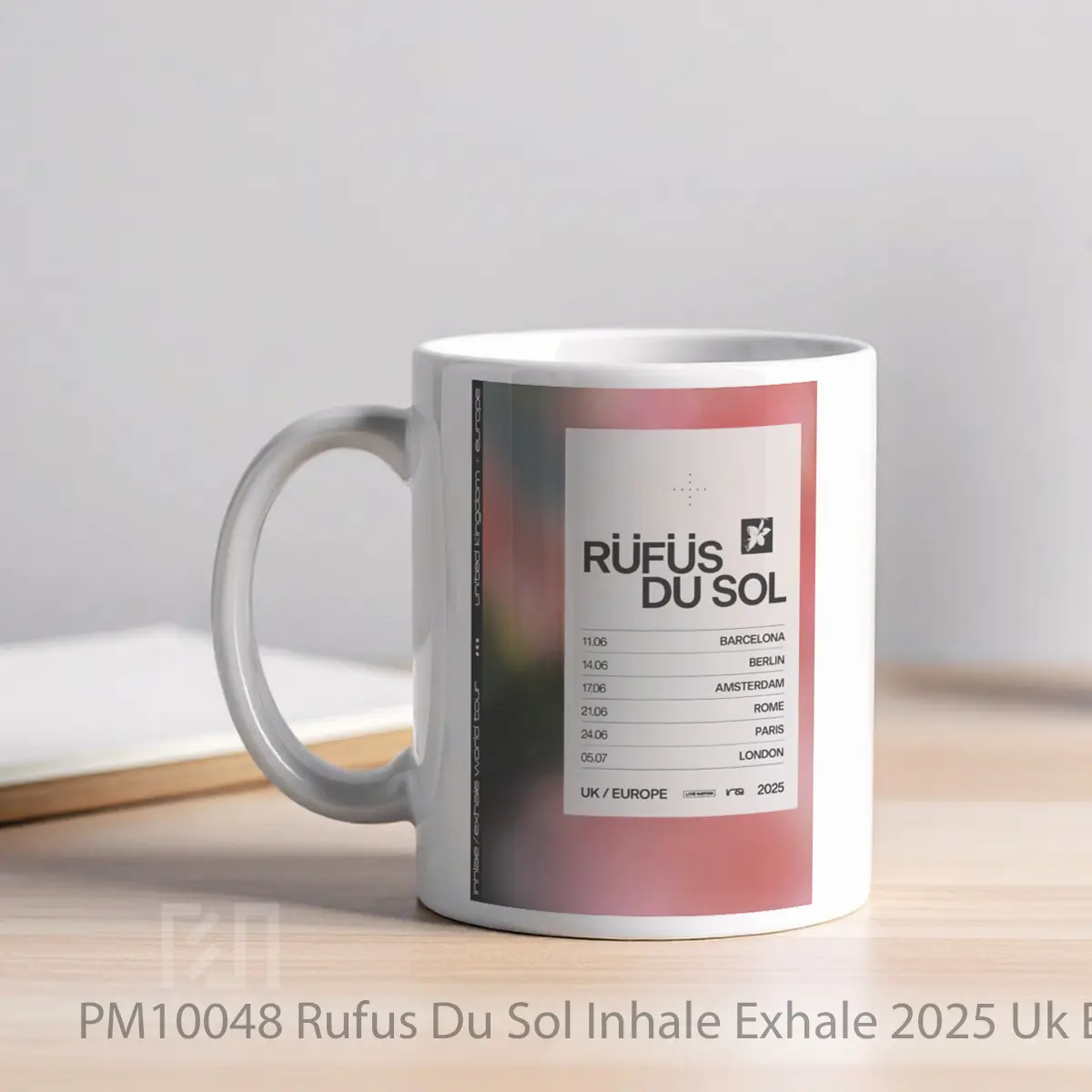 Mug Rufus Du Sol Inhale Exhale 2025 Uk Europe Tour MPM10048 - All-side / Desain