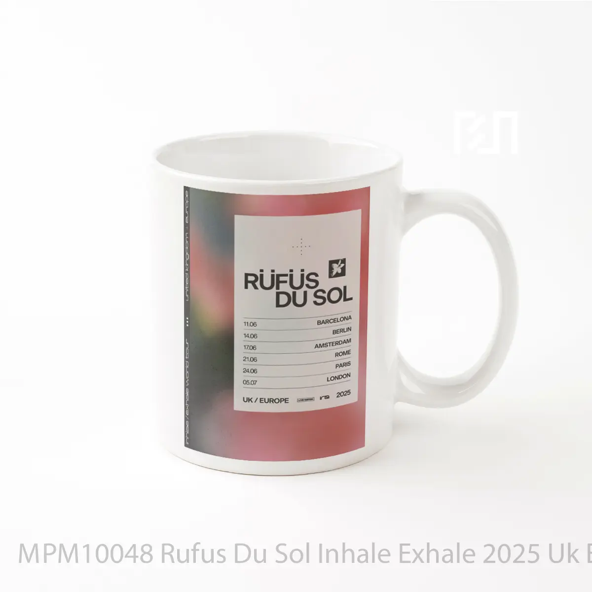 Mug Rufus Du Sol Inhale Exhale 2025 Uk Europe Tour MPM10048