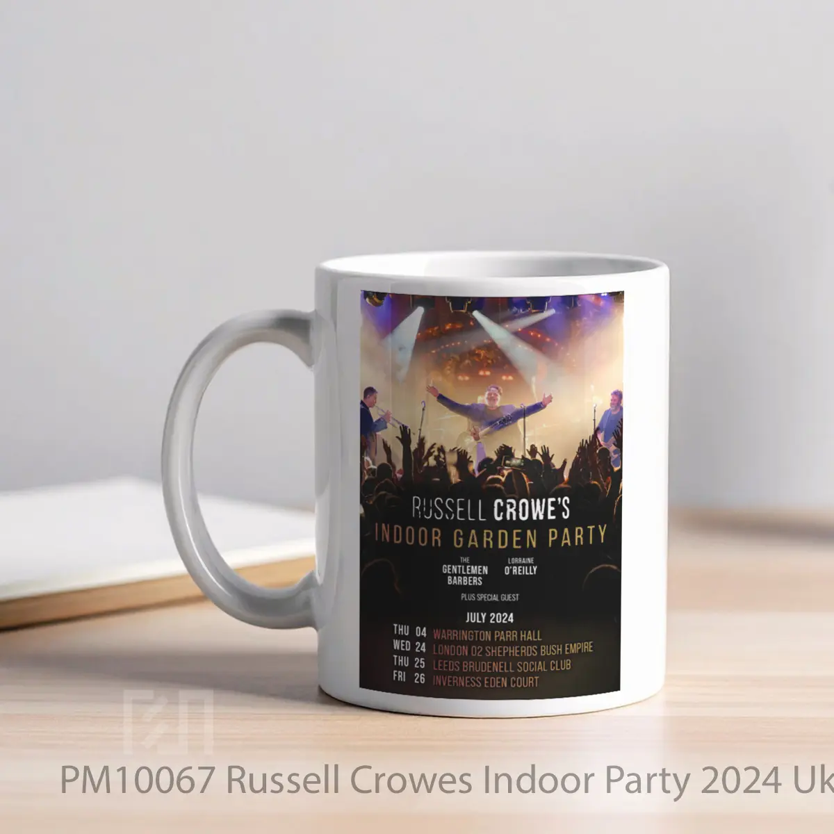 Mug Russell Crowes Indoor Party 2024 Uk Tour MPM10067 - All-side / Desain