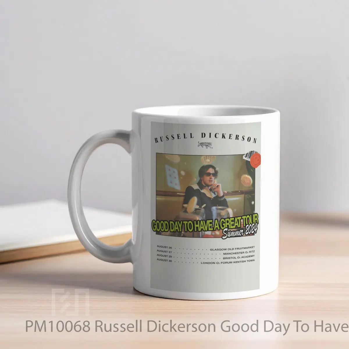 Mug Russell Dickerson Good Day To Have A Great Day 2024 Uk Tour MPM10068 - All-side / Desain