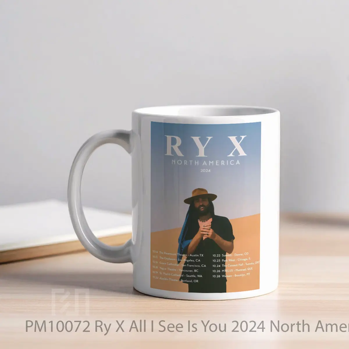 Mug Ry X All I See Is You 2024 North America Tour Post MPM10072 - All-side / Desain