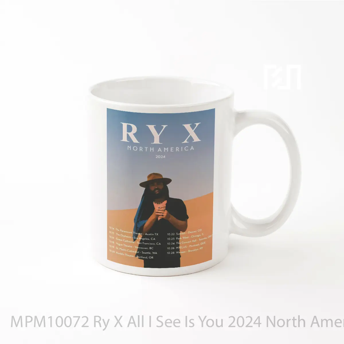 Mug Ry X All I See Is You 2024 North America Tour Post MPM10072