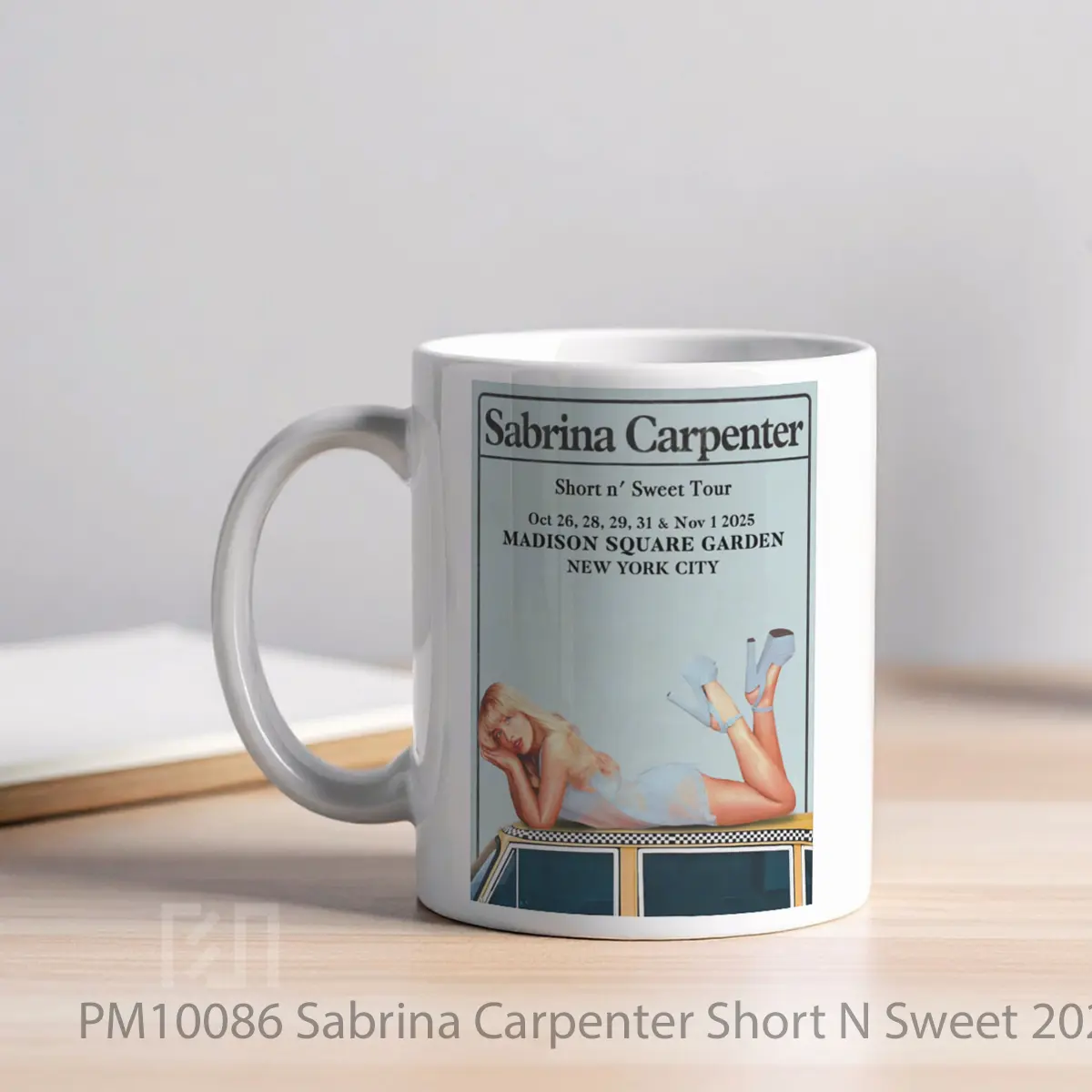 Mug Sabrina Carpenter Short N Sweet 2025 Tour New York MPM10086 - All-side / Desain