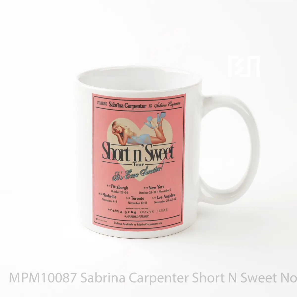 Mug Sabrina Carpenter Short N Sweet North America Tour 2025 MPM10087