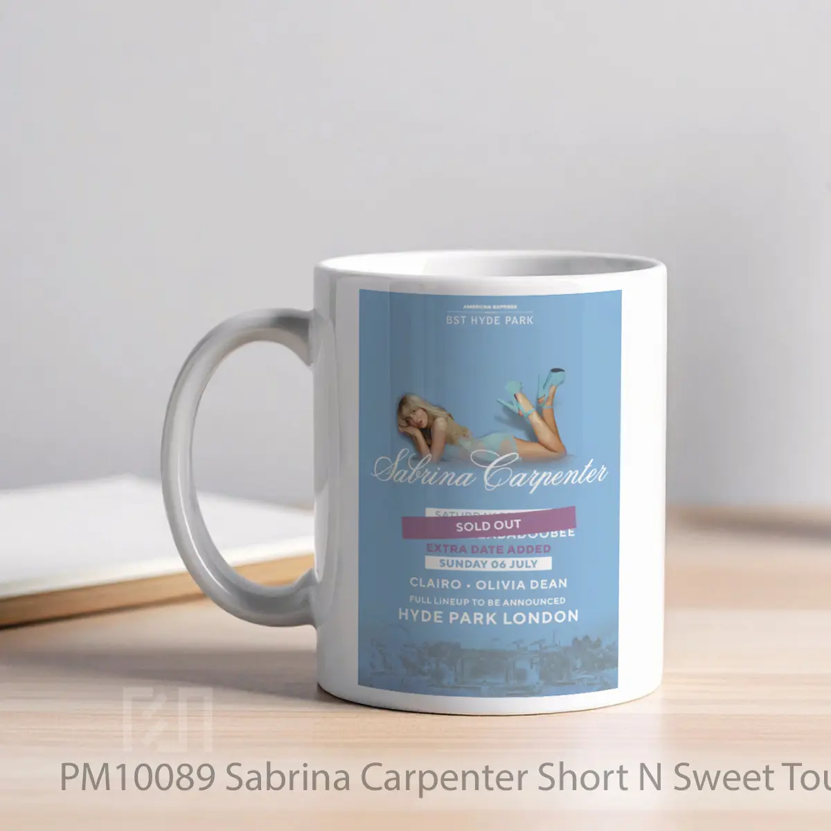 Mug Sabrina Carpenter Short N Sweet Tour London Bst MPM10089 - All-side / Desain