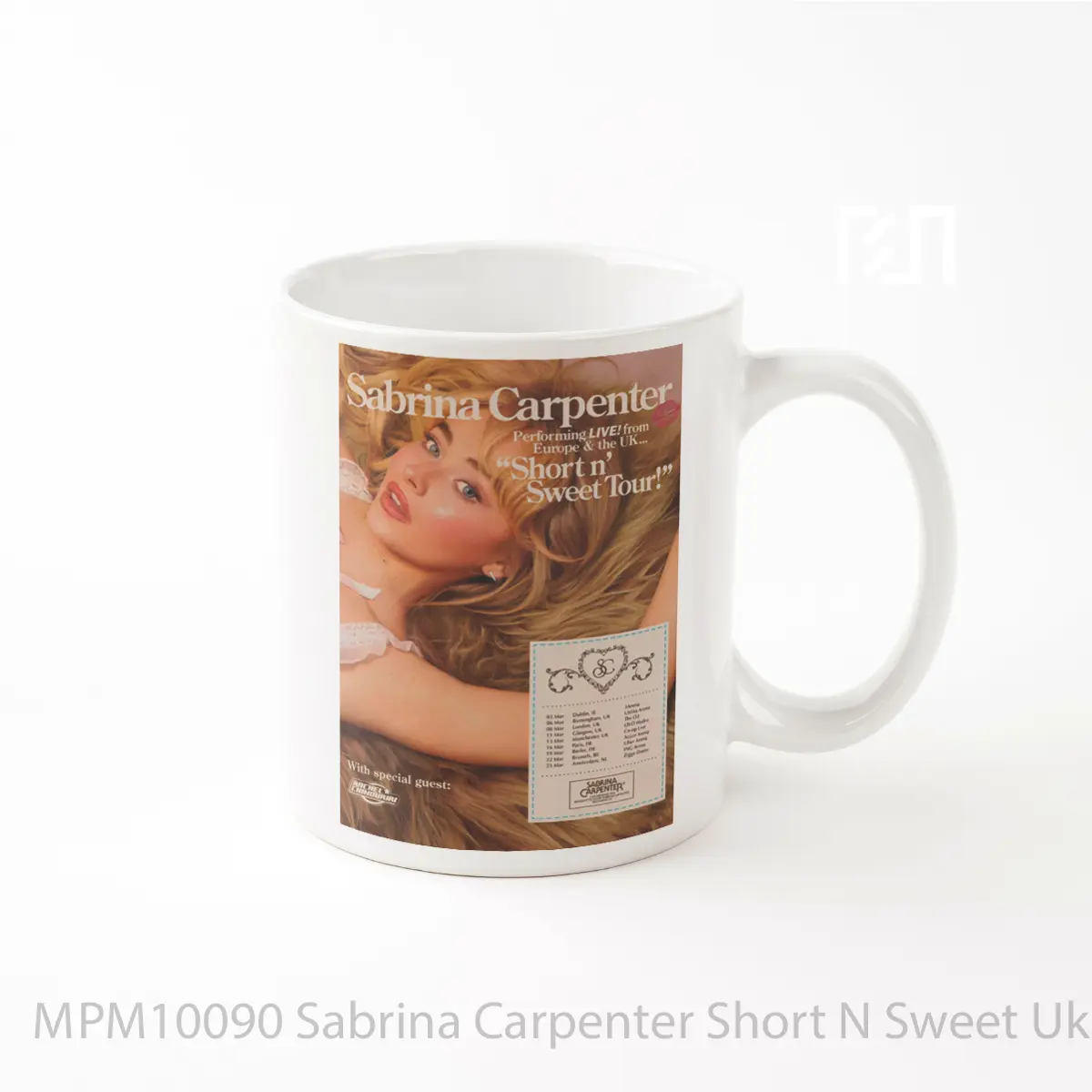 Mug Sabrina Carpenter Short N Sweet Uk And Eu Tour 2024 MPM10090