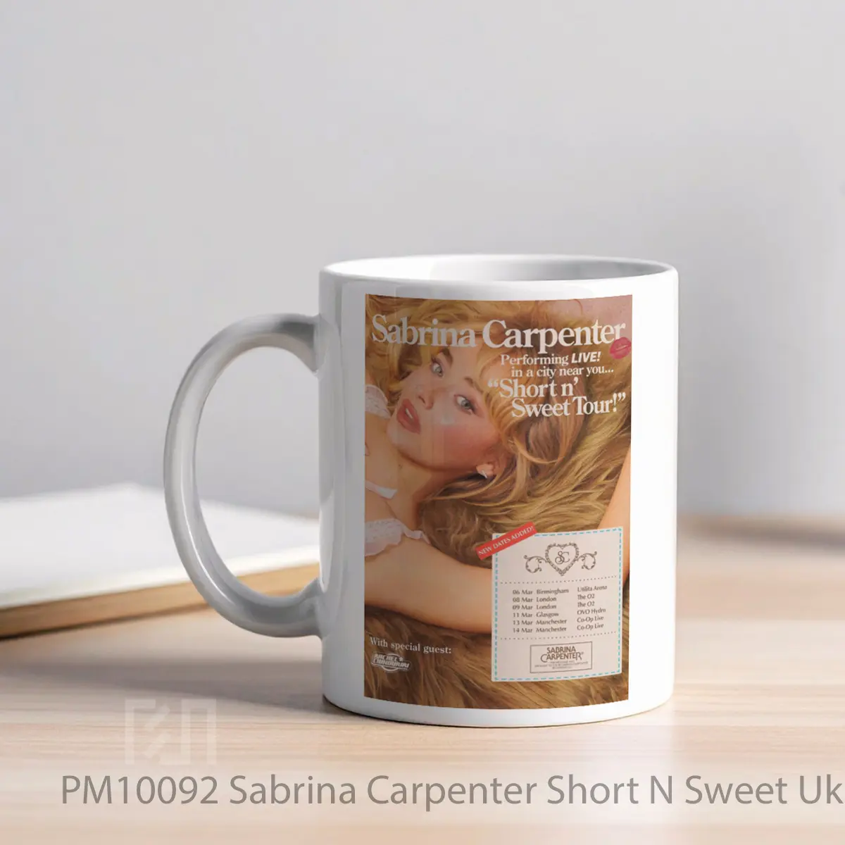 Mug Sabrina Carpenter Short N Sweet Uk Tour 2025 Variant MPM10092 - All-side / Desain