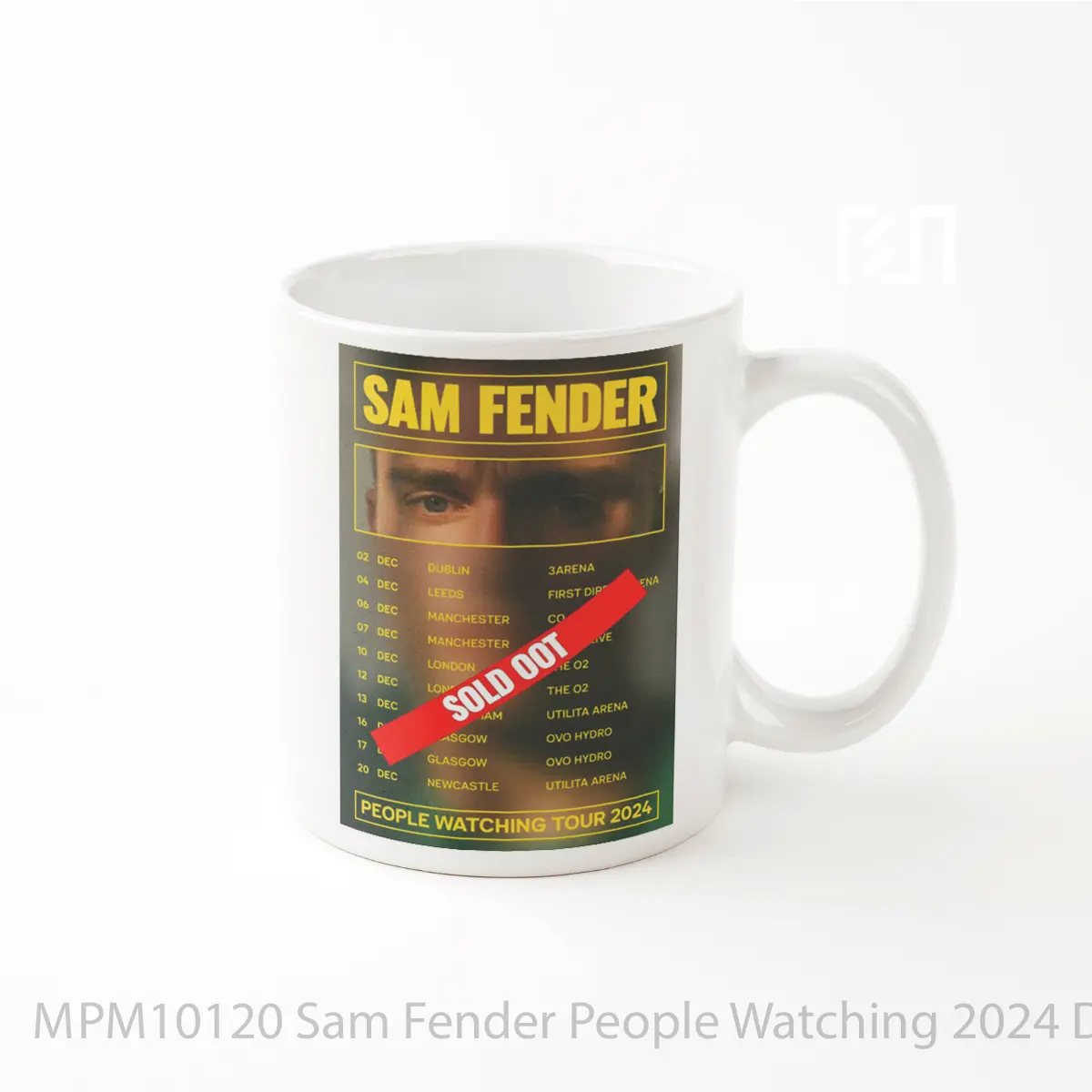 Mug Sam Fender People Watching 2024 December Uk Arena MPM10120